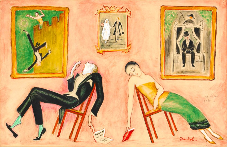 Nils Dardel - Familjeidyll