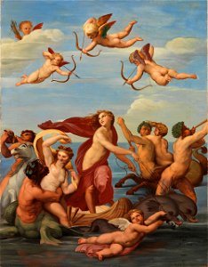 Nils Jakob Olsson Blommér - The Triumph of Galatea, a copy after Raphael (Raffaello Sanzio) - A I 452 - Finnish National Gallery