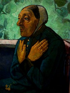Paula Modersohn-Becker - Old Peasant Woman (c1905). Free illustration for personal and commercial use.