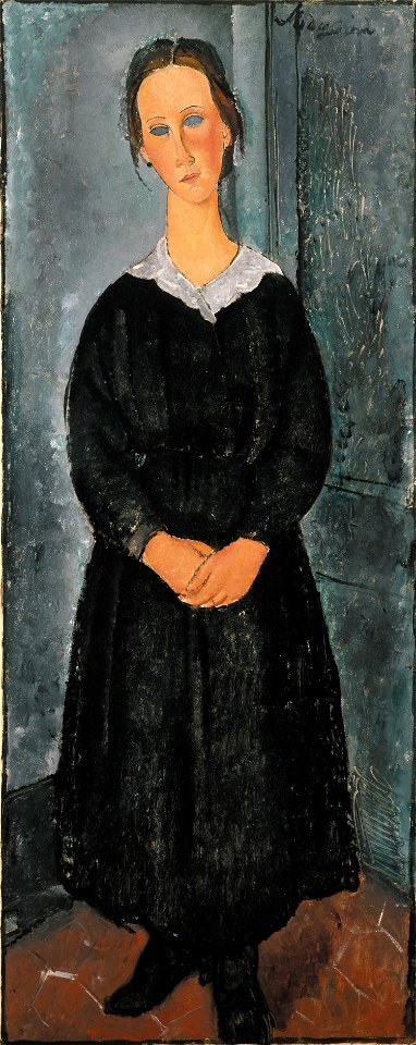 Amedeo Modigliani - La Jeune bonne. (c.1918)