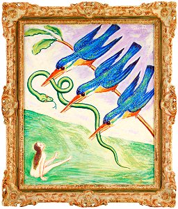 Nils Dardel - Den bortrövade ormen