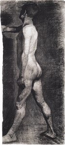 Modersohn-Becker - Stehender männlicher Akt nach links