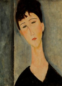 Modigliani - Figura de mujer. Free illustration for personal and commercial use.