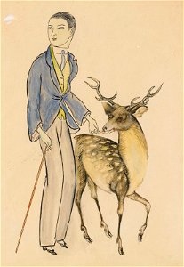 Nils Dardel - Hjorten