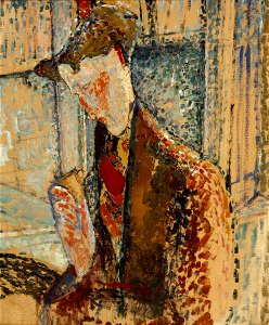 Modigliani Reverie. Free illustration for personal and commercial use.