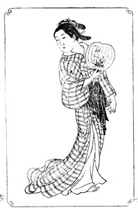 Nishikawa Sukenobu, 1739, Ehon Asakayama,19 gris
