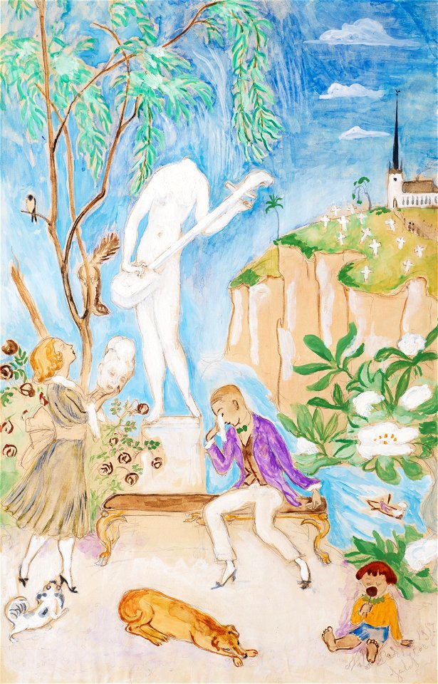 NILS VON DARDEL, Den sönderslagna statyn II