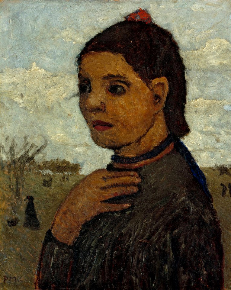 Paula Modersohn-Becker - Portrait of Italian girl - 1906