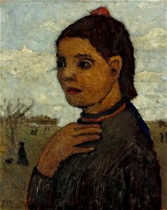 Paula Modersohn-Becker - Portrait of Italian girl - 1906