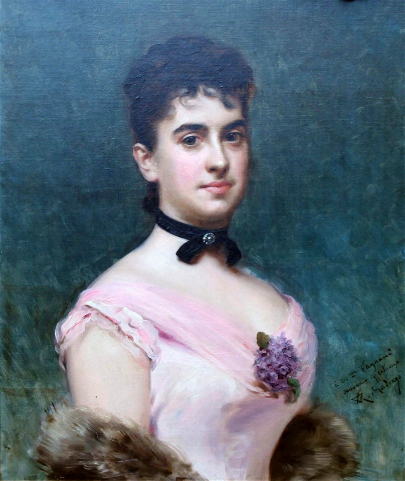Nina Fagnani, painting by Raimundo de Madrazo y Garreta