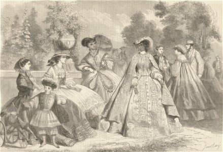 Modes d'été, Illustration, 1861-08-11