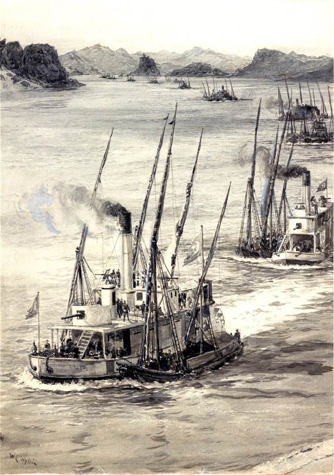 Nile gunboats 1896 (Kitson) RMG PW2118