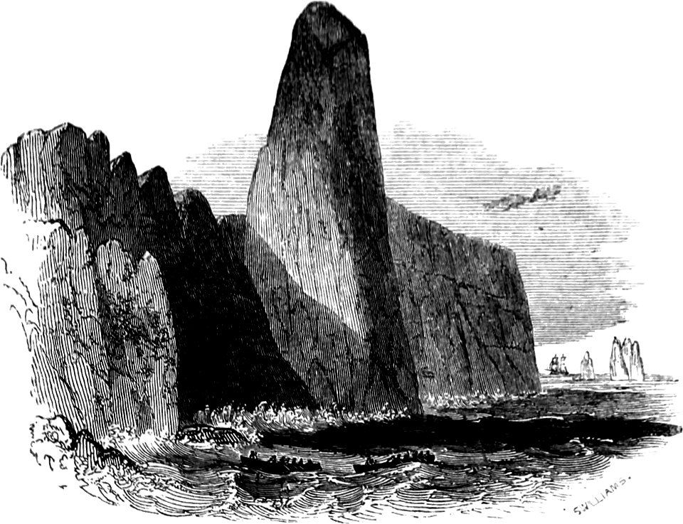 Nine Pin Rock Trinidad-Voyage Southern and Antarctic Regions-1847-0075