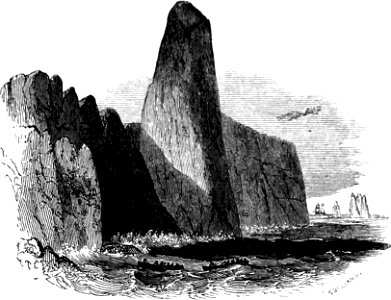 Nine Pin Rock Trinidad-Voyage Southern and Antarctic Regions-1847-0075
