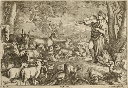 Nikolaus van Hoy and Jan van Ossenbeeck - Orpheus Charming the Animals SVK-SNG.G 11965-156