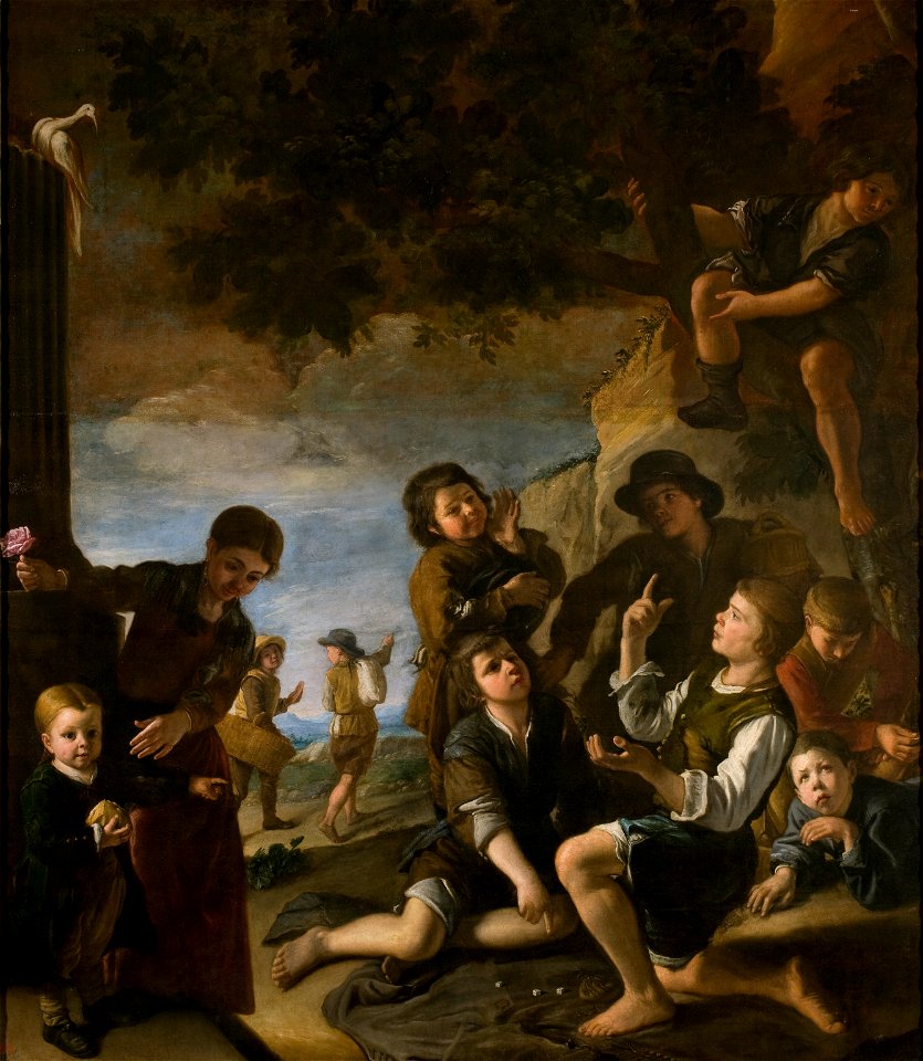 Niños jugando a los dados, de Pedro Núñez de Villavicencio (Museo del Prado)