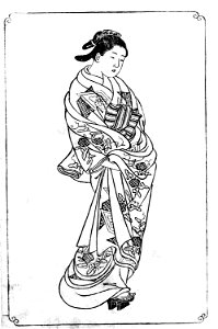 Nishikawa Sukenobu, 1739, Ehon Asakayama,22 gris