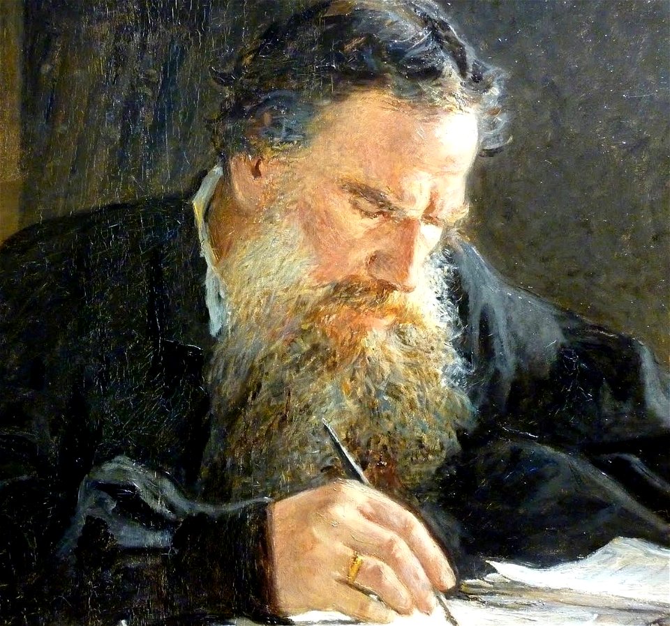 Nikolay Ge - Léon Tolstoï. 1884
