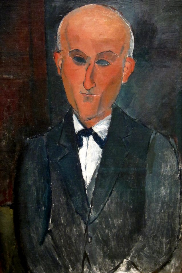 Modigliani, Amedeo (1884-1920) - Ritratto di Max Jacob (1876-1944)