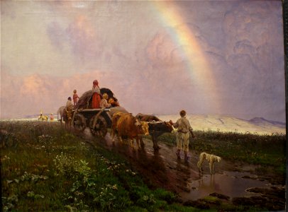 Nikolay Dubovskoy. Rainbow. Free illustration for personal and commercial use.