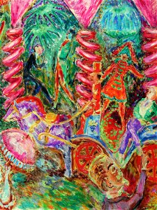 Nils Dardel, Turisthotellet i Rättvik, detalj