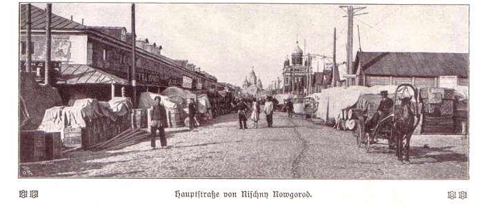 Nizhny Novgorod Main Road 1900