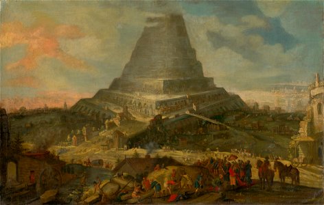 Nizozemský maliar zo 17. storočia - The Tower of Babel - O 2248 - Slovak National Gallery
