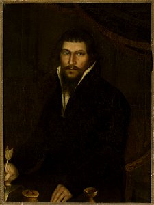 Nikolay Argunov - Portrait of a man with a goose quill in his hand - M.Ob.807 MNW - National Museum in Warsaw
