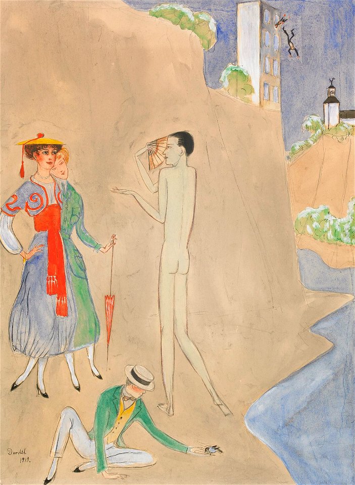 Nils Dardel - Konversation