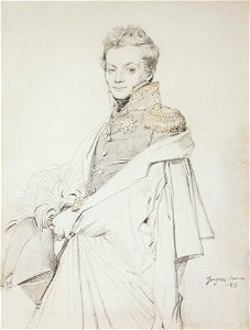 Nikolay Fedorovitch Khitrovo by Ingres - Hermitage