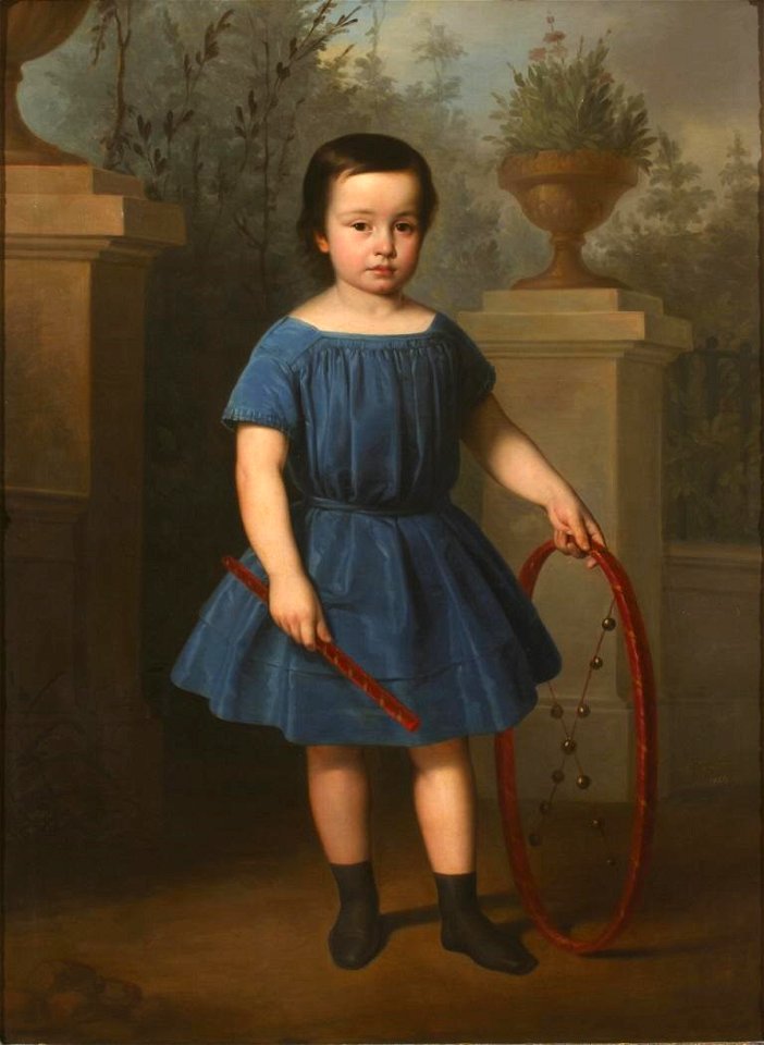 Niña con aro de cascabeles (Museo del Romanticismo de Madrid)