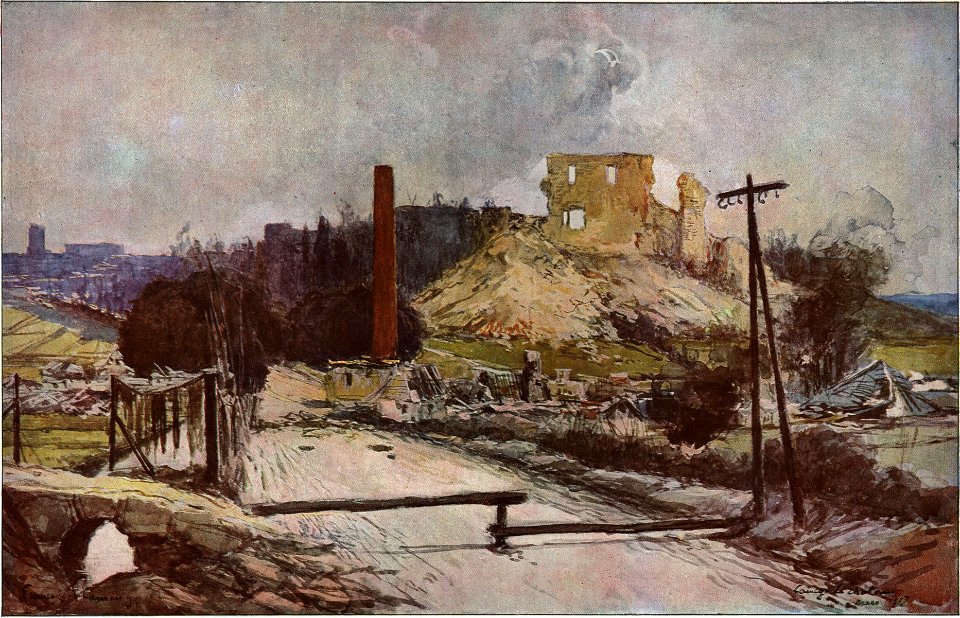 No 3905 Page 21, La retraite Allemande (mars 1917) by François Flameng
