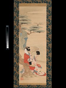 Nishimura Shigenobu - The Brine Maiden Matsukaze - 2015.300.133 - Metropolitan Museum of Art