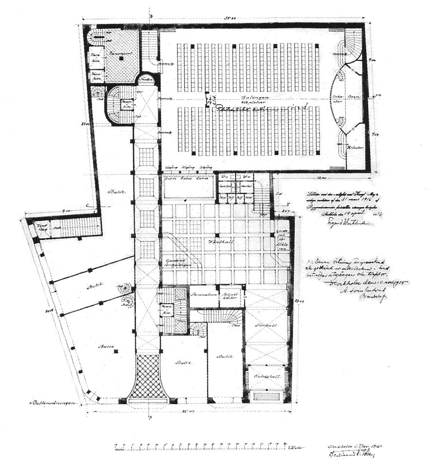 NKs kontorshus, Regeringsgatan 5-7 (plan)