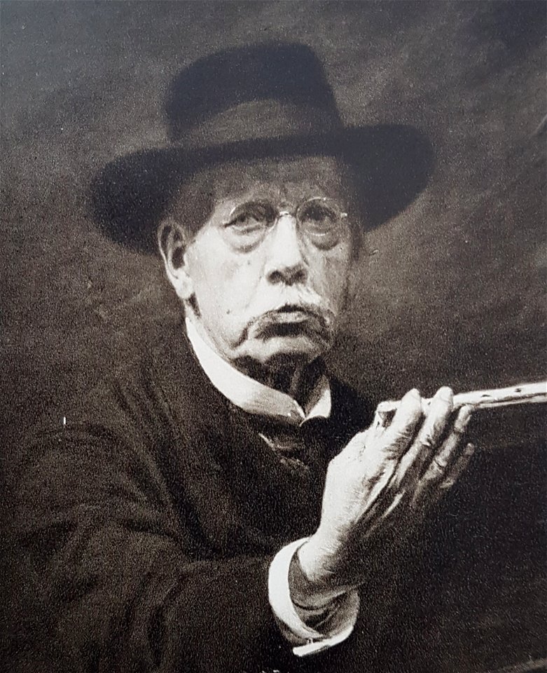 Nils Forsberg självporträtt