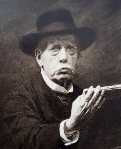 Nils Forsberg självporträtt
