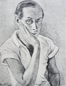 Nils von Dardel självporträtt
