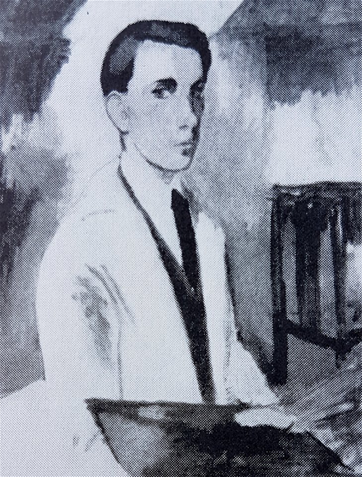 Nils Nilsson självporträtt