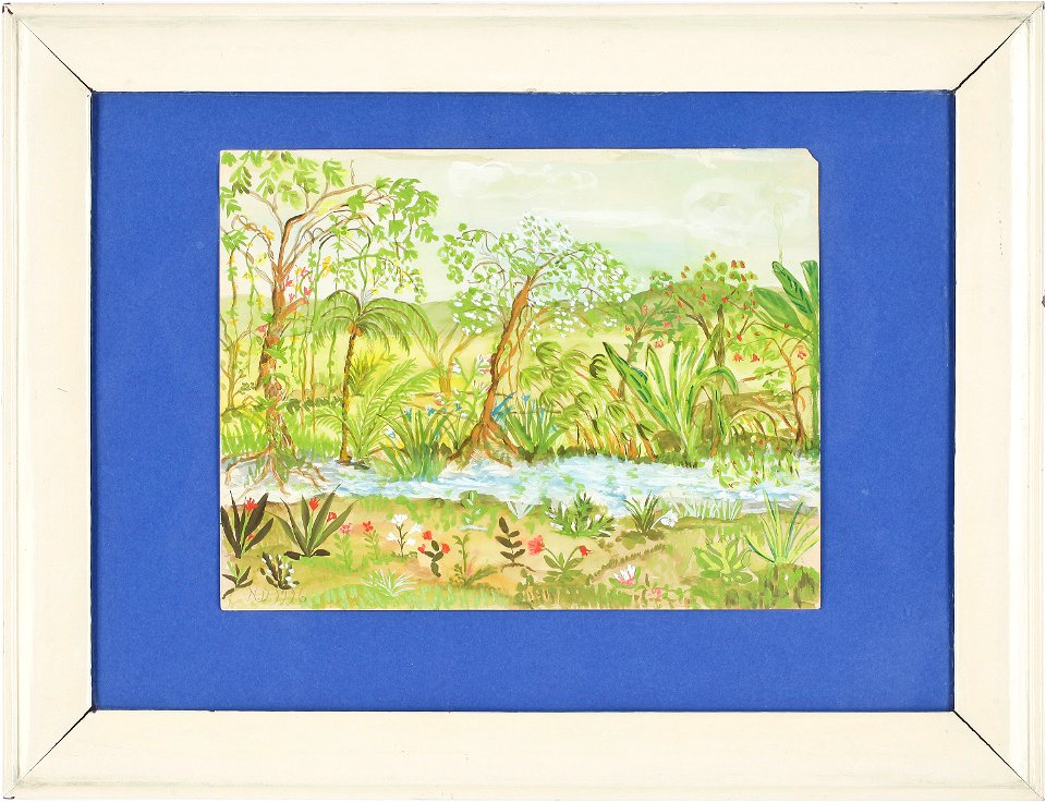 Nils von Dardel - Exotiskt landskap 1926