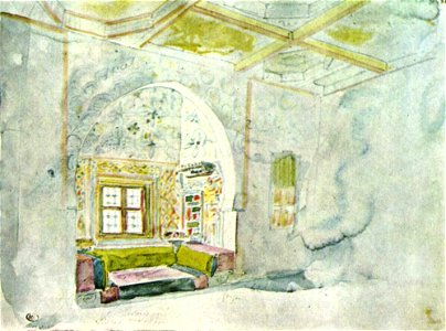 Nischenraum im Palast des Sultans von Meknes (Eugène Ferdinand Victor Delacroix)