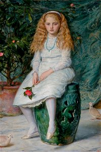 Nina, daughter of Frederick Lehmann, by John Everett Millais