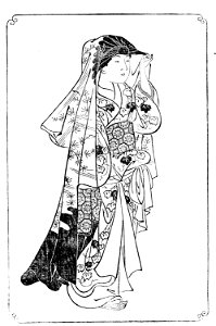 Nishikawa Sukenobu, 1739, Ehon Asakayama,3 gris