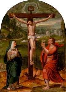 Nizozemský maliar zo 16. storočia - Crucifixion - O 6292 - Slovak National Gallery