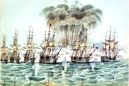 No. 1. Battle of St Jean d'Acre. 3rd Novr 1840 (From the Westward) RMG PW6135