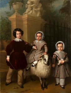 Niños jugando con un carnero (Museo del Romanticismo de Madrid)