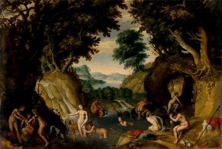 Nizozemský maliar - Diana a Kallistó - O 1023 - Slovak National Gallery