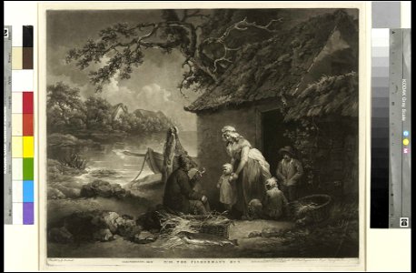 No.10. The Fisherman's Hut (caricature) RMG PY7350