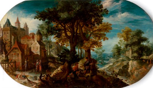 Nizozemský maliar z 3. tretiny 16. storočia - The Banishment of Hagar - O 311 - Slovak National Gallery