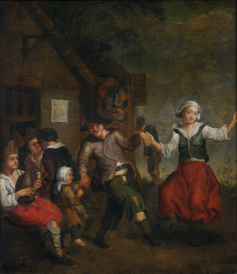 NL 17th century Peasants dancing 2