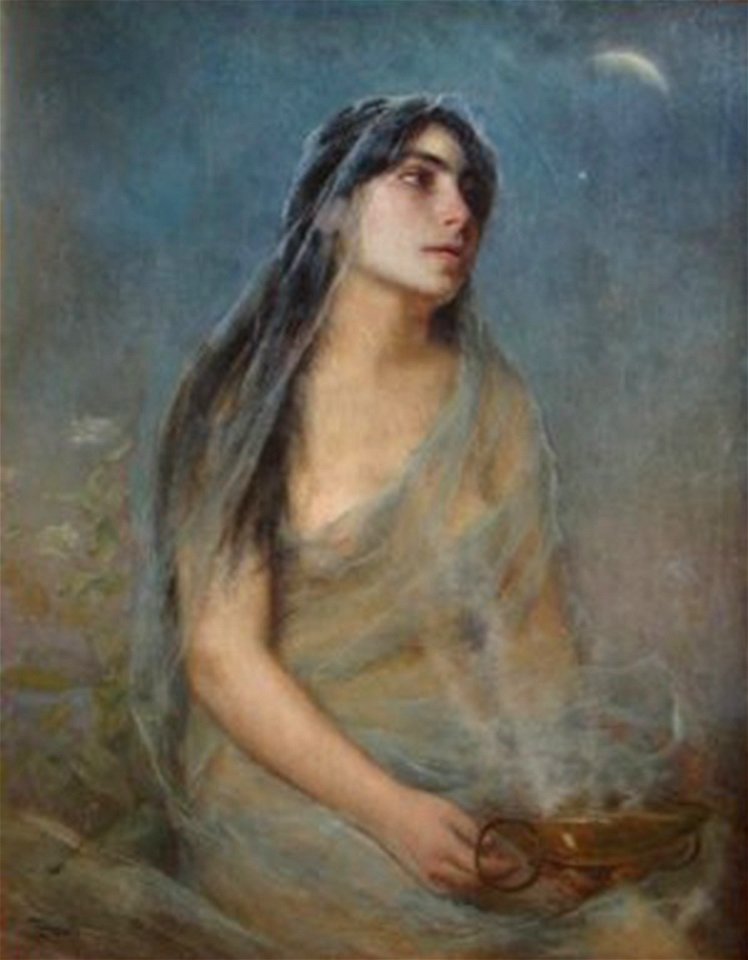 Noia amb vel - Joan Brull i Vinyoles (1863-1912) - 0